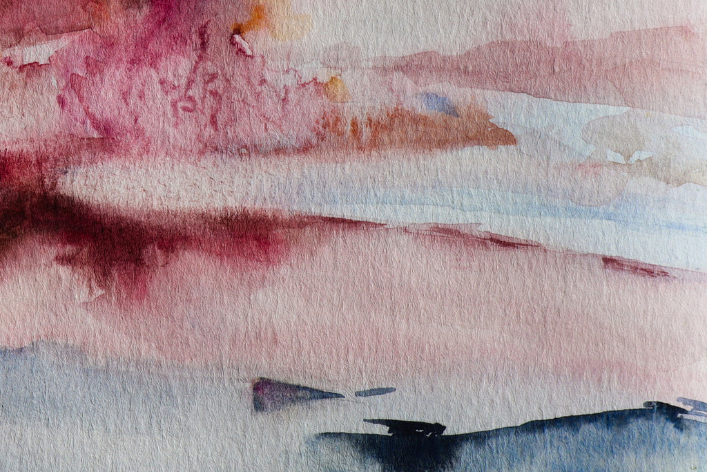 Pink Winter Lake